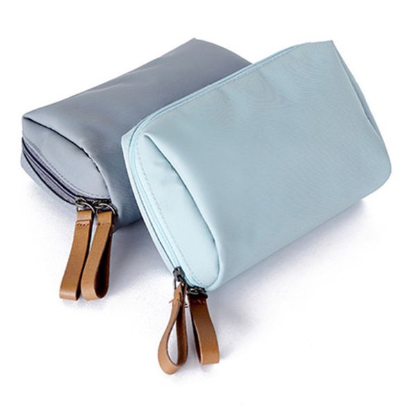 

1 pc solid cosmetic bag korean style women makeup bag pouch toiletry waterproof makeup organizer case dropshipping