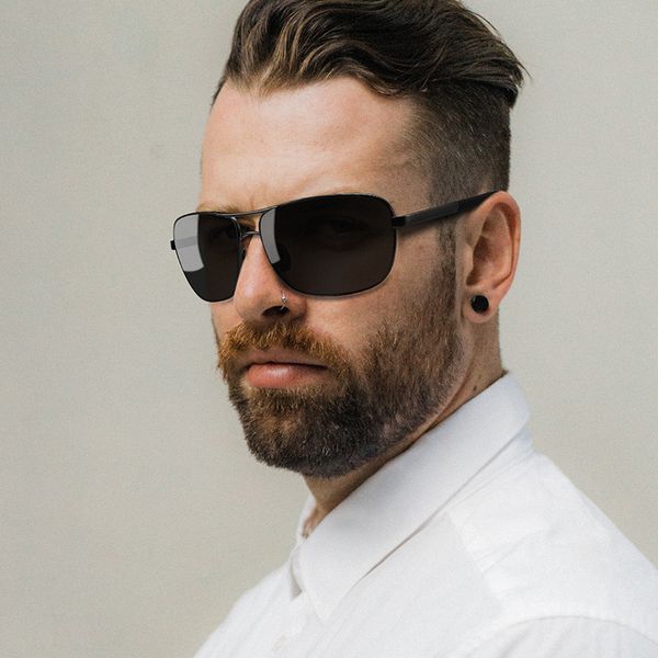 

reven jate men vintage aolly polarized sunglasses classic sun glasses coating lens driving eyewear for men/wome jm0010, White;black