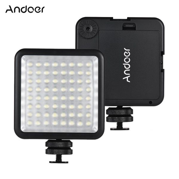 

andoer 64 led on camera video light portable mini p studio light for neewer godox