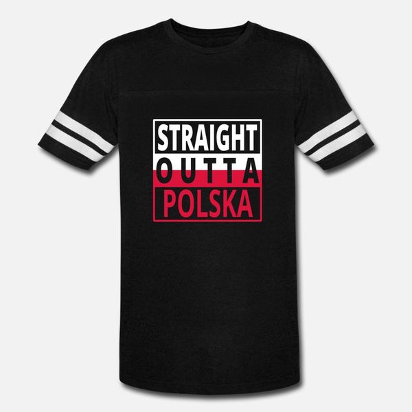 

straight outta polska польша польша png тенниска мужчин дизайнер хлопка круглый воротник оригинальный фитнес строительство весна осень новиз
