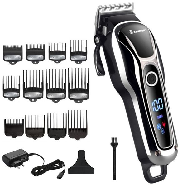 

cordless hairdressing hair clipper professional adjustable hair trimmer men rechargeable electric cutter machine cut