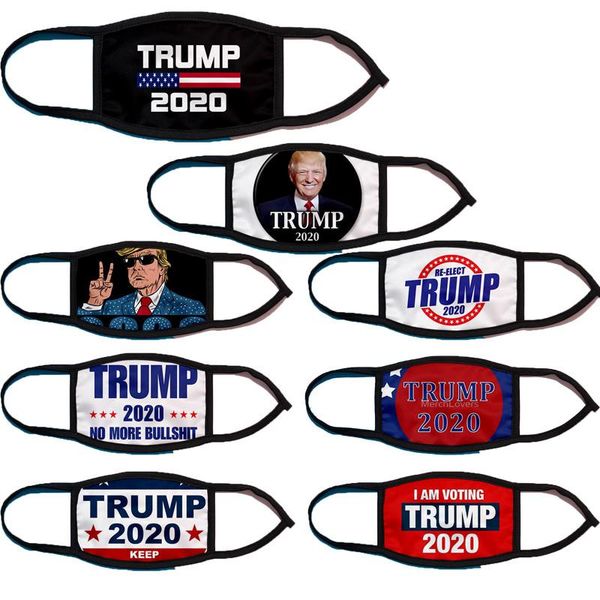 

us stock trump face mask 2020 american election supplies breathable printing cotton protective masks cycling mask ing