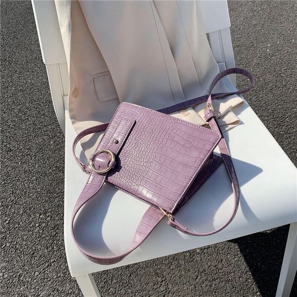 

крокодил pattern кожа pu crossbody сумки для сумки женщины 2020 лето плеча сумки lady путешествия totes креста тела