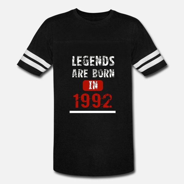 

legends are born in 1992 t shirt men personalized 100% cotton s-xxxl natural crazy comfortable summer style cool shirt