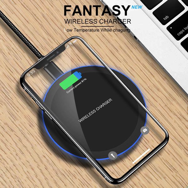 

wireless charger for iphone x xs max xr 8 plus qi charging pad for samsung s8 s9 s7 note 9 xiaomi usb phone charge dock