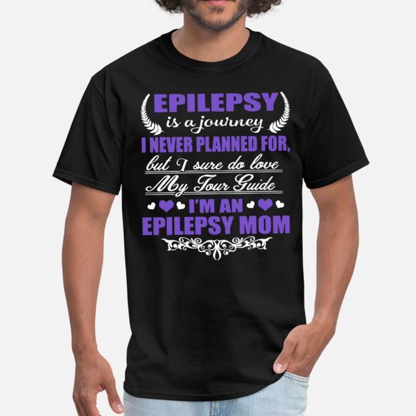 

epilepgy is a journey i never planned for but i su t shirt men knitted short sleeve s-xxxl male interesting new style summer standard shirt