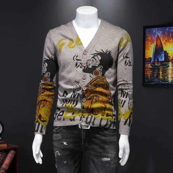 

south korea's 2020 early spring and autumn new sweater knitted cardigan elegant style slim slimming long-sleeved jacket sweater, White;black