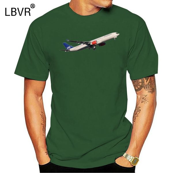 

sas scandinavian airlines airbus a330 t-shirt s,m,l,xl,xxl2018 new summer men 100% cotton t shirt short sleeve tee shirts