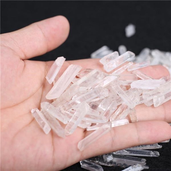 

wholesale bulk healing clear mineral good points energy reiki wand crystal & quartz shipping&pouch lucky small 200g mmj2010 qflgh