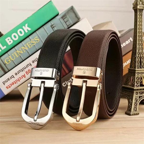 

2020 new designer belts men genuine leather belt for women belt buckle, Black;brown