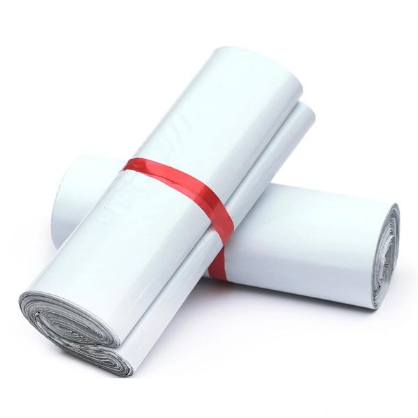

poly self seal adhesive express shipping bags courier mailing plastic bags envelope mail post postal mailer bag 17x29cm white