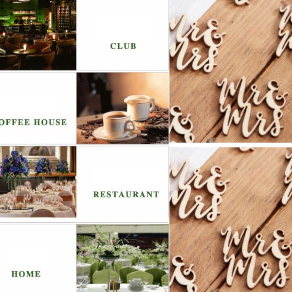 

wooden wedding decoration letters party supplies lighweight romantic mr and mrs