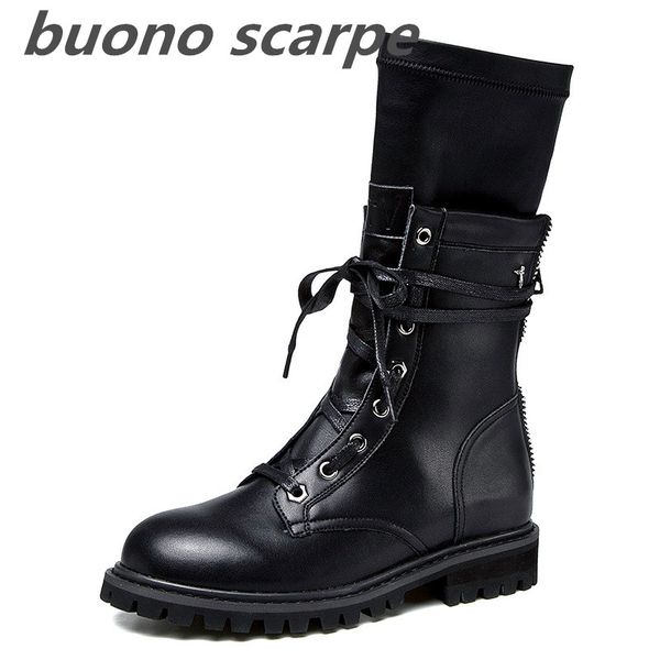 

2020 new locomotive martin british wind boots leather zipper boots, Black