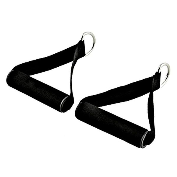 

resistance bands 1 pair band foam handle fitness yoga exercise resistant rope handlebar replacement for workout gym equipment