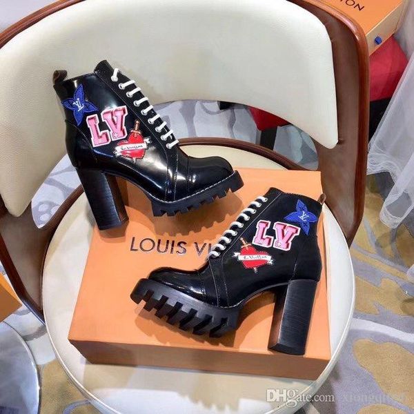 

women's high-heeled boots, high-quality designer women's casual desert boots with box, high-quality women's shoesas, Red;white