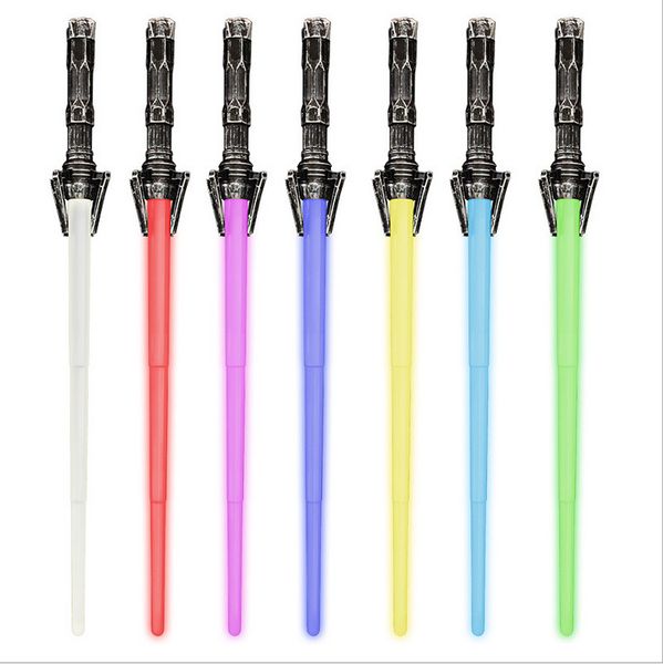 

2in1 luninous lightsaber colorful led sword weapons props cosplay bar party wars flashing lightstick simulated sound light saber boys toys