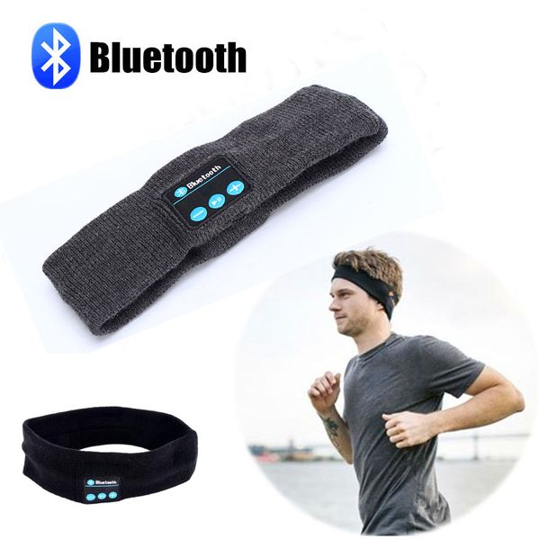 

bluetooth sports headphones headband music washable sweatband bluetooth 5.0 headset reversible speakers great for hiking running skateboard, Yellow;black