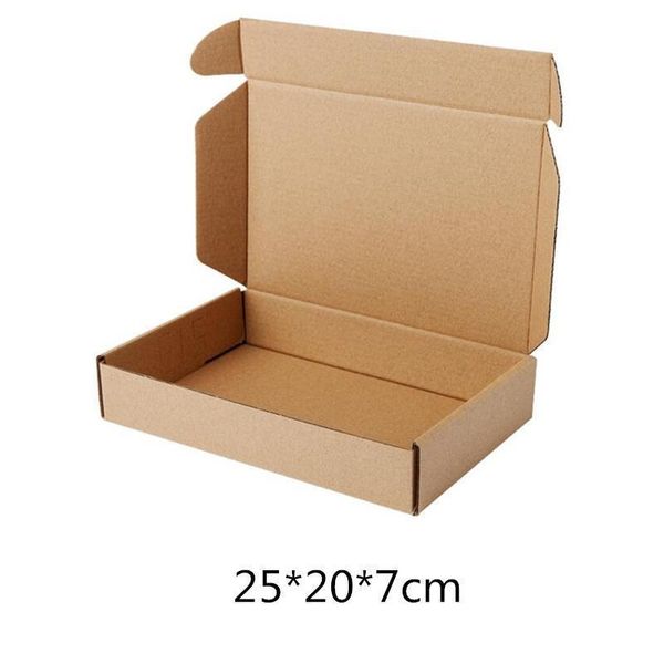 Коричневый крафт картонные коробки Business Express покупки поставки упаковки бумаги упаковки
