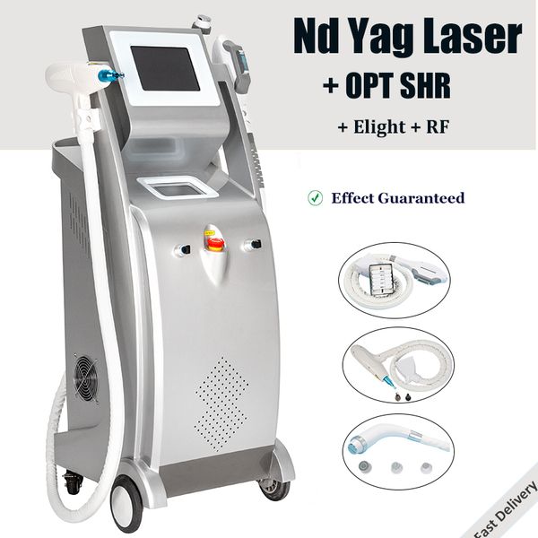 Attrezzatura per depilazione laser IPL 7 filtri Capelli Tatuaggio Rimuovere Elight Skin Stringing Yag Pigmentation Remover Machine