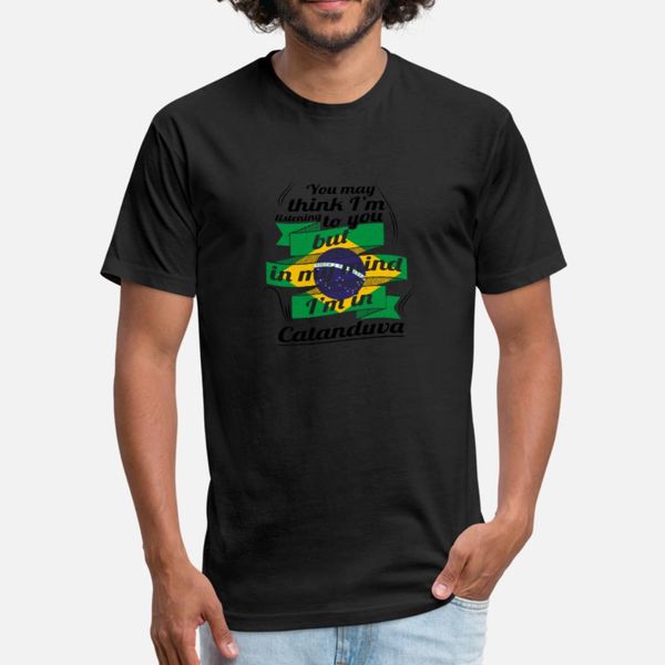 

urlaub brasilien brasil travel i m in brazil catan t shirt men character 100% cotton size s-3xl pictures fit funny casual summer shirt