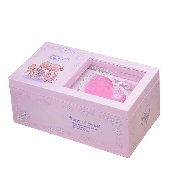 

wind up cute storage dancing ballerina children gift music box home jewelry case