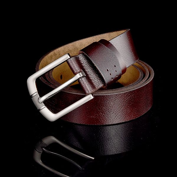 

new men's leather belt leather belt casual fashion men's, Black;brown