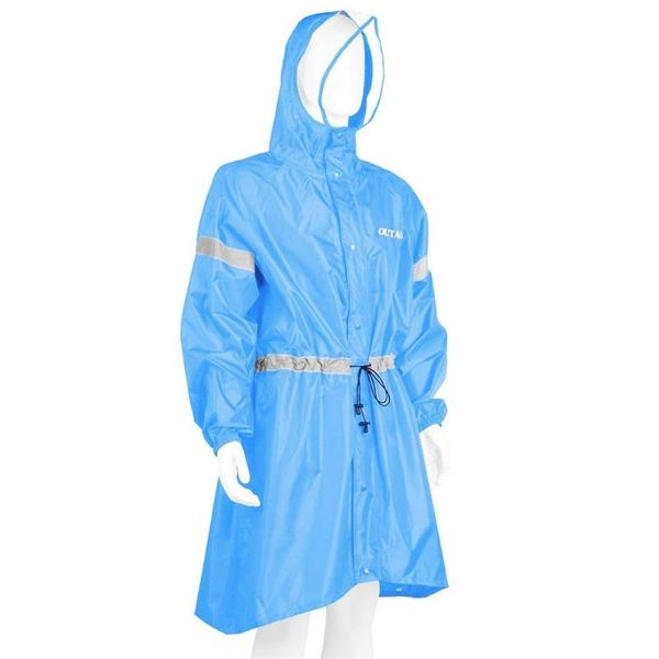 

outdoor camping hiking traveling comfortable backpack rain cover one piece raincoat poncho cover tarp, Blue;black