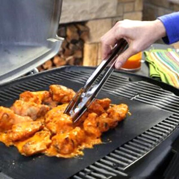 

33 * 40 печь допрос портативный гриль марка bbq многоразовые black and мм cm, 0,2 barbecue 2000pcs антипригарным маты мат hotplate easy gard