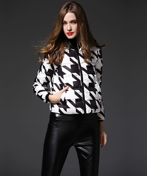 

женская куртка вниз для зимней моды streetwear вниз пальто с капюшоном нового прибытия женщин parkas куртки одежда, Black