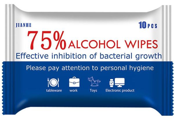 

portable 75% alcohol disinfectant wipes cleaning wet wipe disinfecting disinfecting dipe antiseptic cleanser sterilization