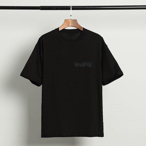 

fashion mens t shirt 2020 famous street badge splash polos short sleeve shirts 20ss men women couples stylist hip hop tee, White;black