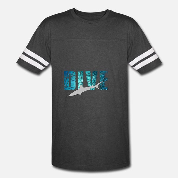 

dive with shark t shirt men famous tee shirt o-neck letter famous comfortable summer pictures shirt