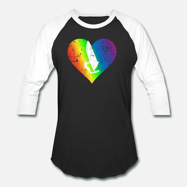

yindsurfing pride rainbow heart t shirt men custom tee shirt s-xxxl solid color crazy fashion summer style kawaii shirt