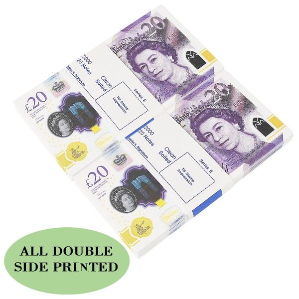 

prop pretend uk movie money paper copy banknote prop money 100pcs/pack666