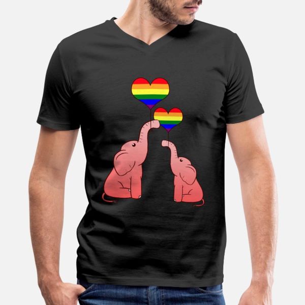 

lgbt слоны тенниски людей напечатанный с коротким рукавом размер s-3xl одежда fit дышащая весна шаблон рубашки