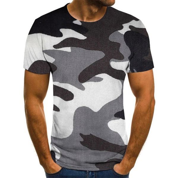 

3d camouflage army green blue camouflage summer hunting 3d print shirts comics plus size kawaii men clothing