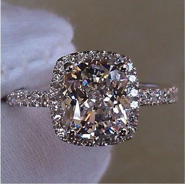 

size5/6/7/8/9/10 victoria weick jewelry 925 sterling silver filled white sapphire gem zirconia gold women wedding engagement band ring gift, Golden;silver