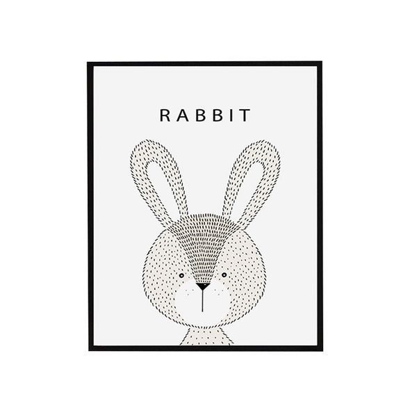 

frameless modern background wall art living room canvas painting animal pattern