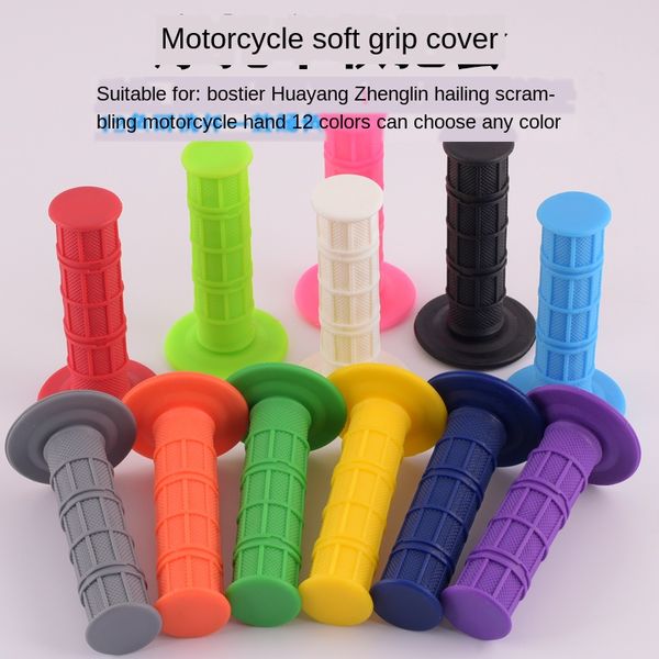 

7/8" 22mm rubber handlebar grip handle bar grips for crf yzf wrf kxf klx rmz pit dirt bike motocross motorcycle enduro