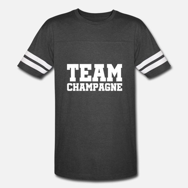 

team champagne alcohol party premium t shirt men designs tee shirt crew neck trend anti-wrinkle funny casual spring slim shirt