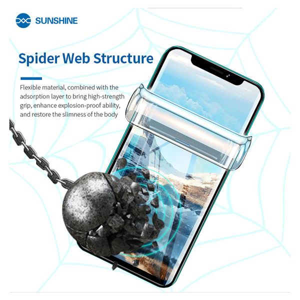 

sunshine ss-057a flexible hydraulic film for mobile phones screen front film cut for ss-890c auto cutting machine