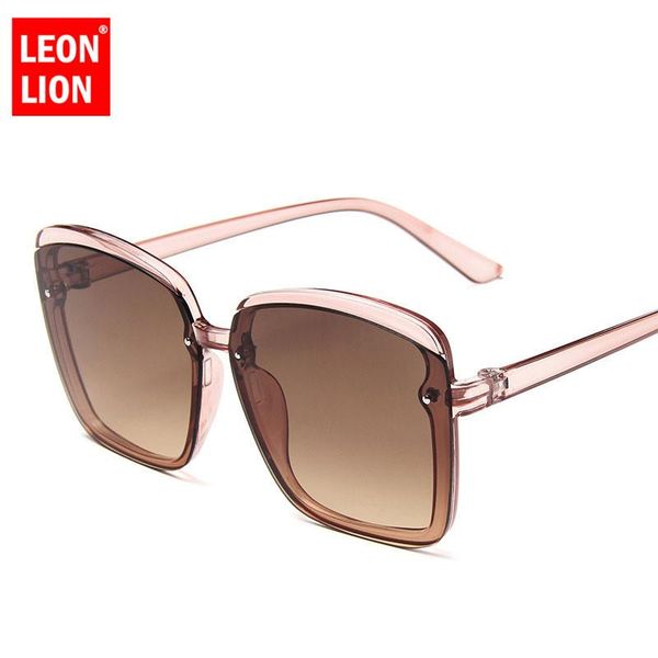 

leonlion марка мужчины óculos градиент солнцезащитные очки площади вс классический очки feminino женщин конструктора класса люкс для vintage, White;black