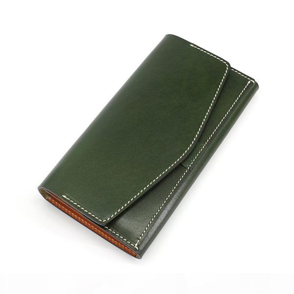 

2020 fashion genuine leather men wallet leisure women wallet leather purse for men card holders wallet c6207, Red;black