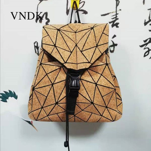 

leather luggage tag2020 spot 2020 spring new model casual pu handbag geometric pattern rhombus backpack tree grain bark environmental protec