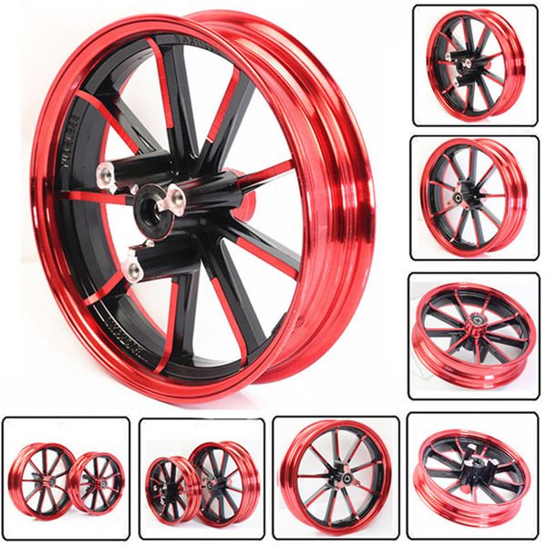 

motorcycle scooter modify 12 inch front wheel rim 70mm disc install aluminum alloy for modify