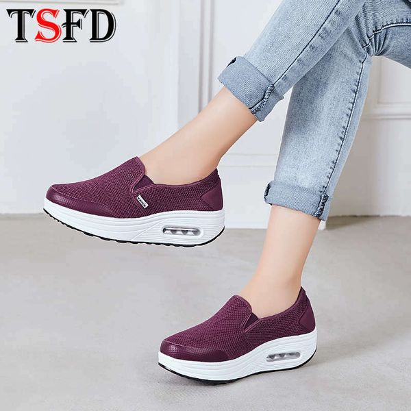 

lightweight women's summer sports shoes slip-on women sport sneaker air cushion running shoes woman breathable tennis shoe e5