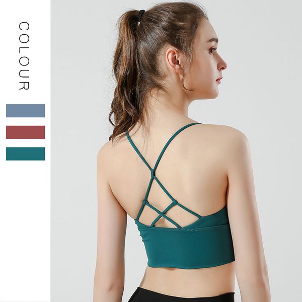

new style yoga vest women's tight beauty back fitness running sports yoga clothes, White;black