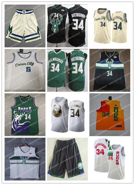

men milwaukee bucks 34 giannis antetokounmpo jersey icon edition city basketball jerseys sports, Black;red