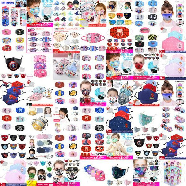 

cosplay face haze masks girls mouth 00styles little cartoon anti children reusable washable mask protection gifts dust kids proof tfixs, Blue