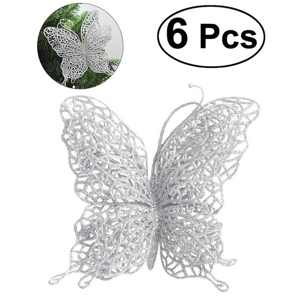 

christmas butterfly 3"/8cm christmas decorations tree ornaments wedding party decorations